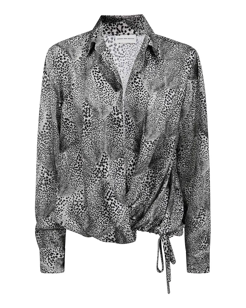 Dries van Noten Hemd - Schwarz Schwarz