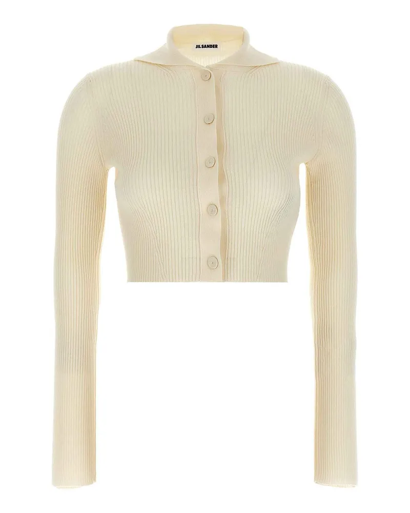 Jil Sander Cardigan - Weiß Weiß