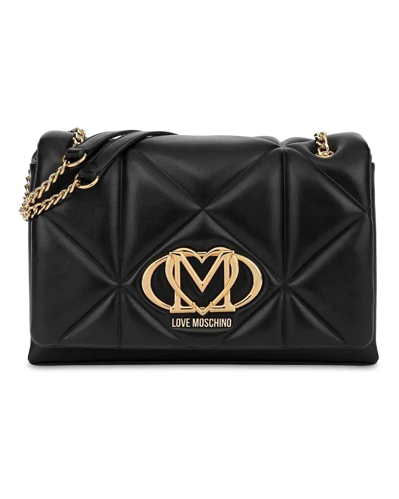 Moschino Schultertasche - Schwarz Schwarz