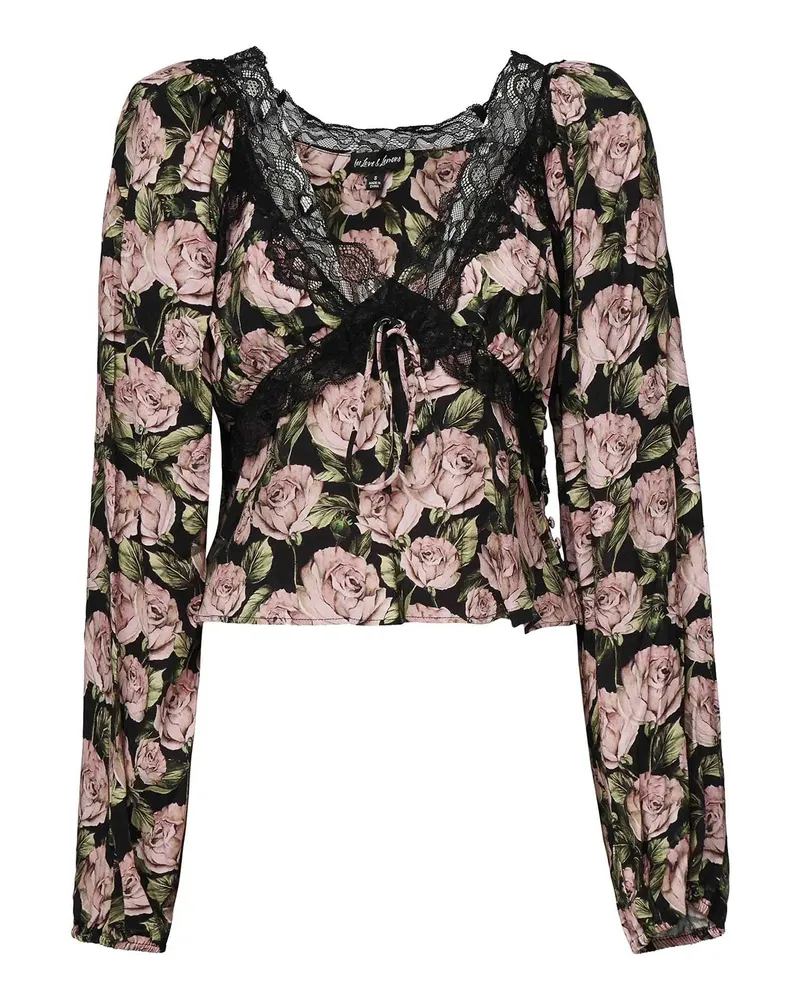 For Love and Lemons Bluse - Bunt Bunt