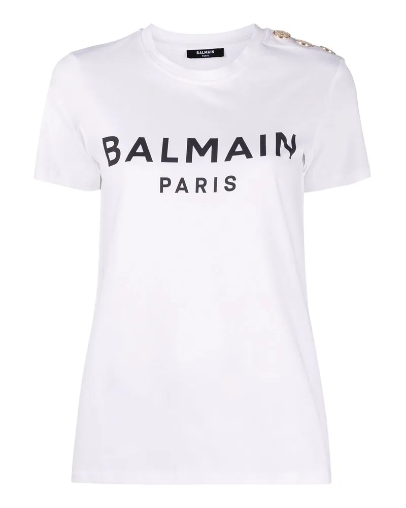 Balmain T-Shirt - Weiß Weiß