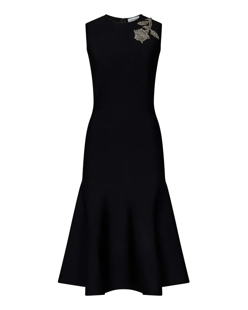 Alexander McQueen Knielanges Kleid - Schwarz Schwarz