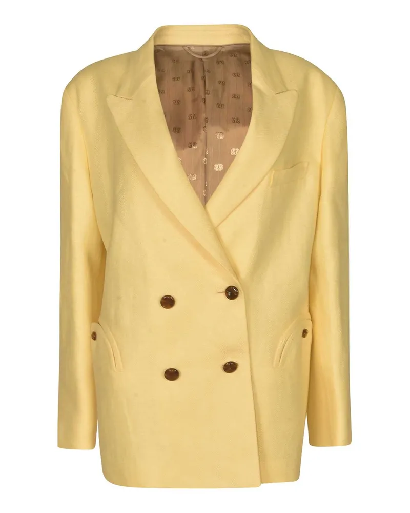 Blazé Milano Blazer - Weiß Gelb