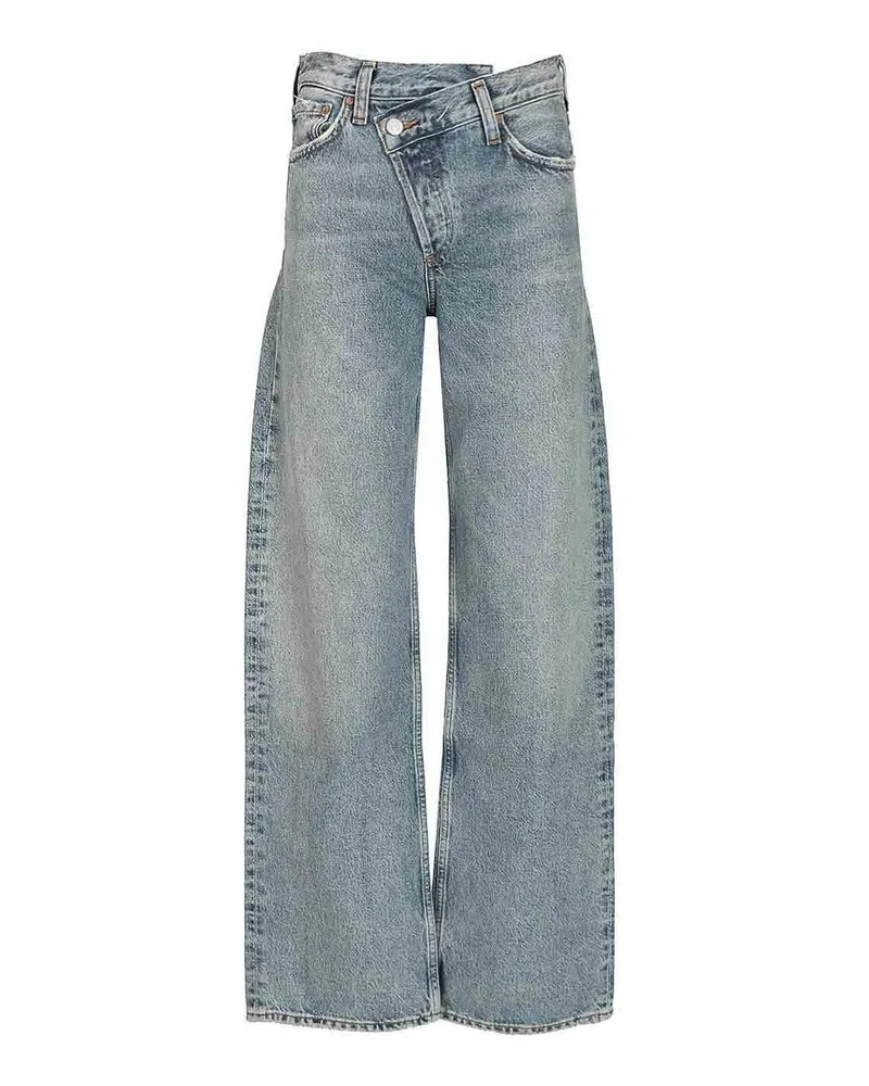 AGOLDE Schlagjeans - Blau Blau