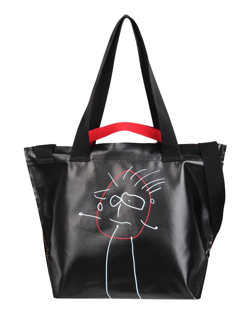 PLAN C Shopper - Schwarz Schwarz