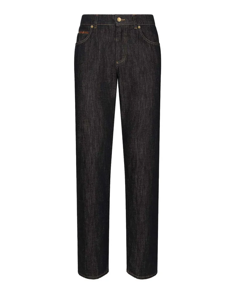 Dolce & Gabbana Schwarze Jeans Schwarz
