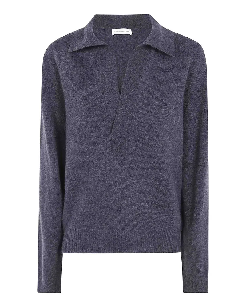 Victoria Beckham Rundhalspullover - Blau Blau