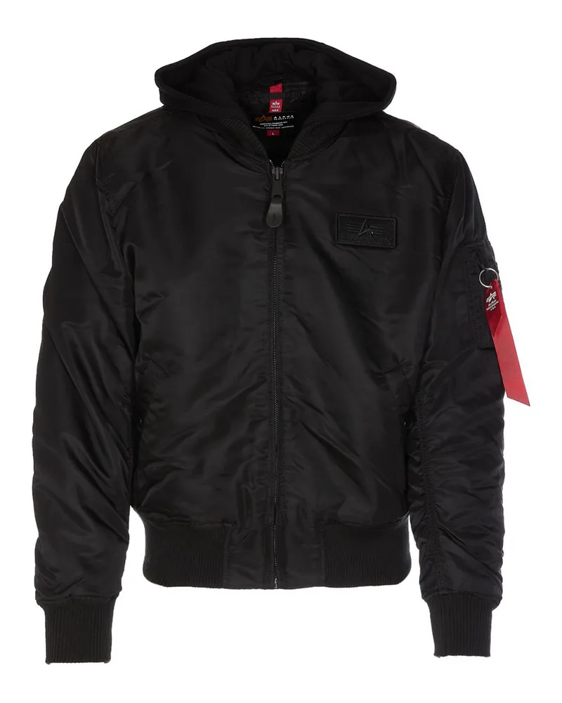 Alpha Industries Casualjacke - Schwarz Schwarz