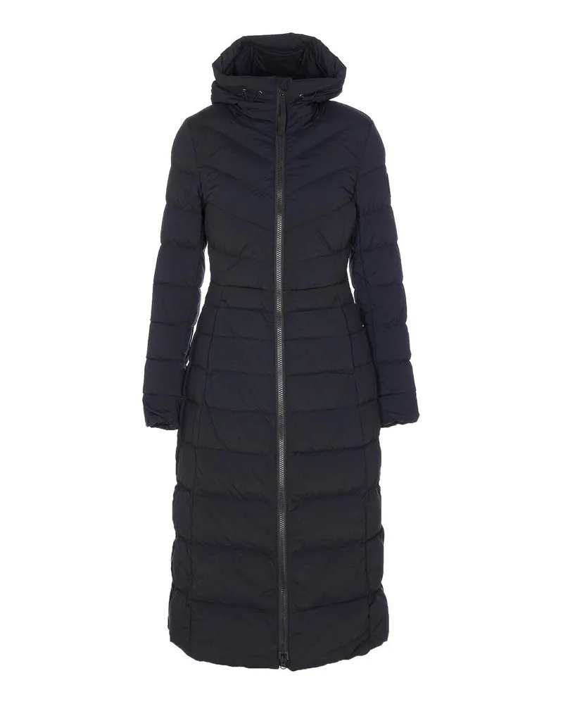 Canada Goose Langer Mantel - Schwarz Schwarz