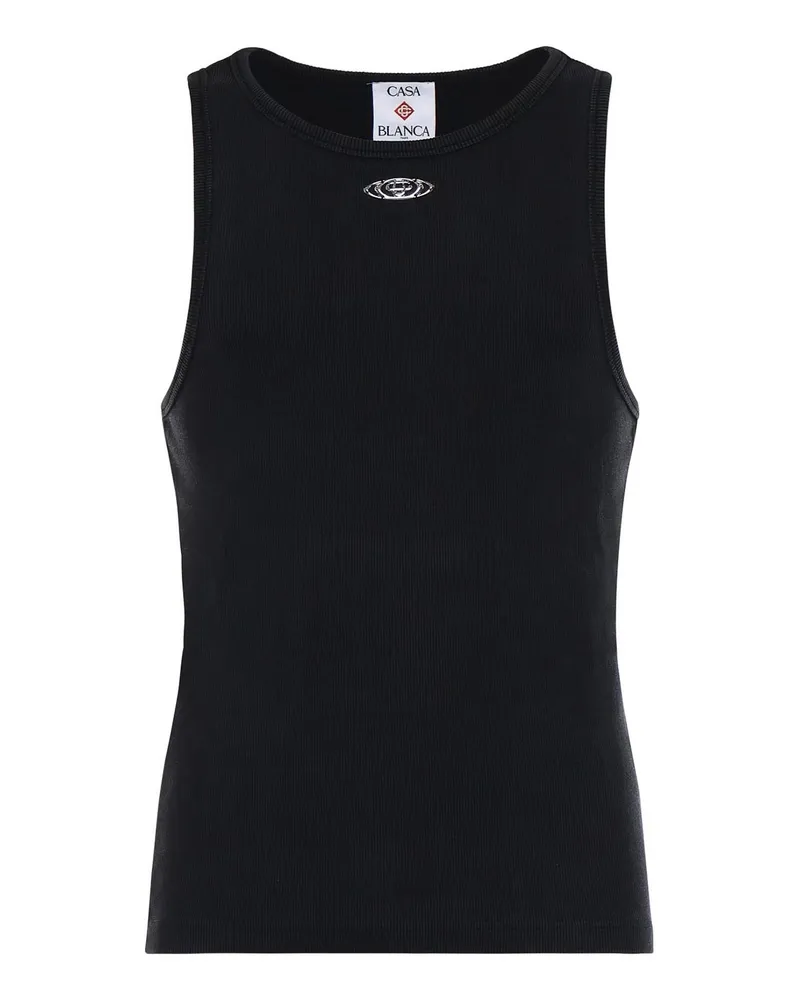 Casablanca Paris Top - Schwarz Schwarz