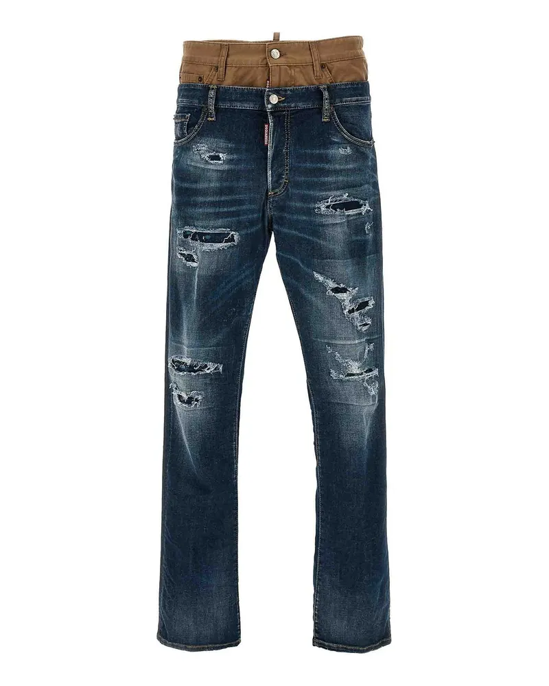 Dsquared2 Bootcut Jeans - Blau Blau