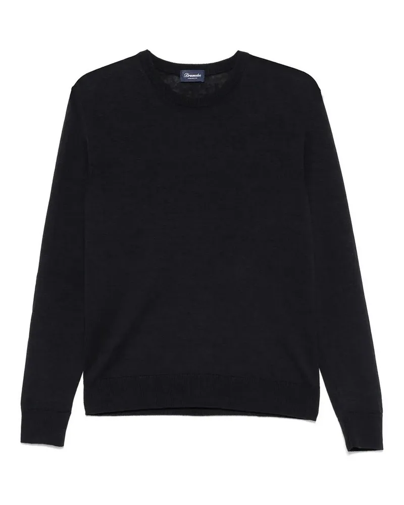 Drumohr  Rundhalspullover - Dunkelblau Dunkelblau