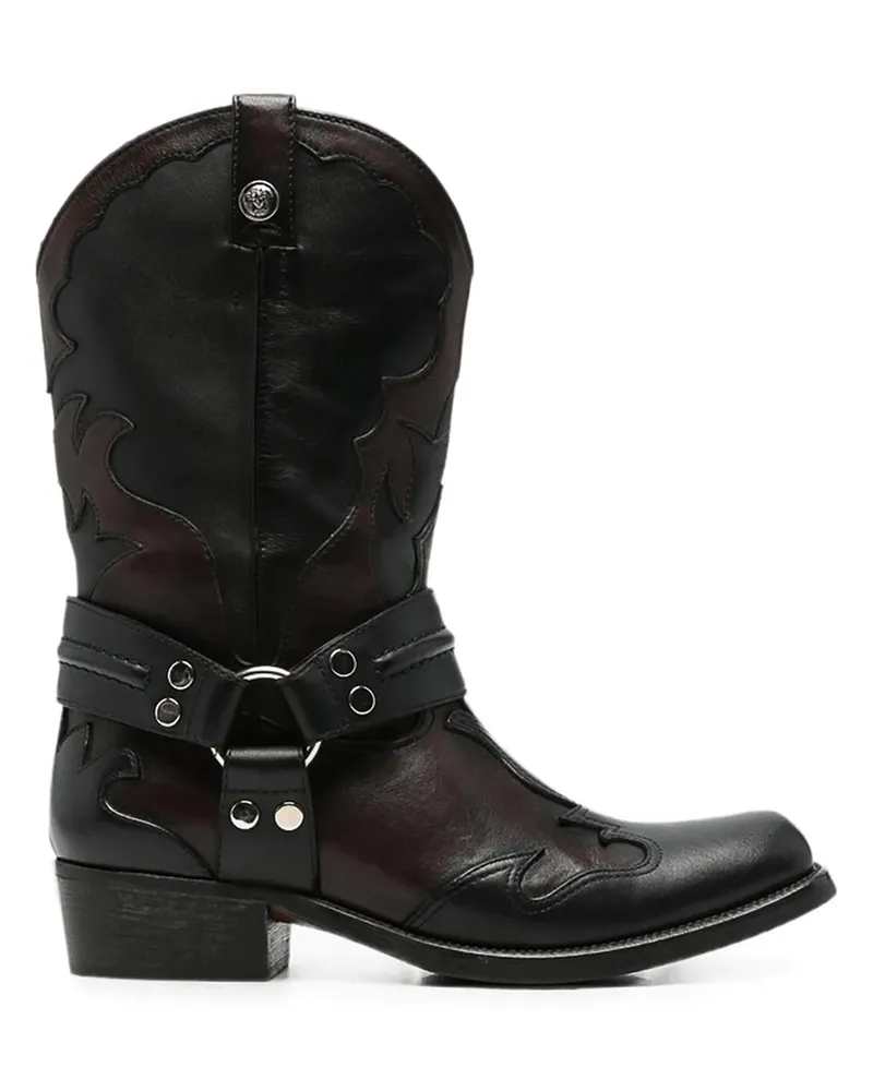 Versace Stiefel - Schwarz Schwarz