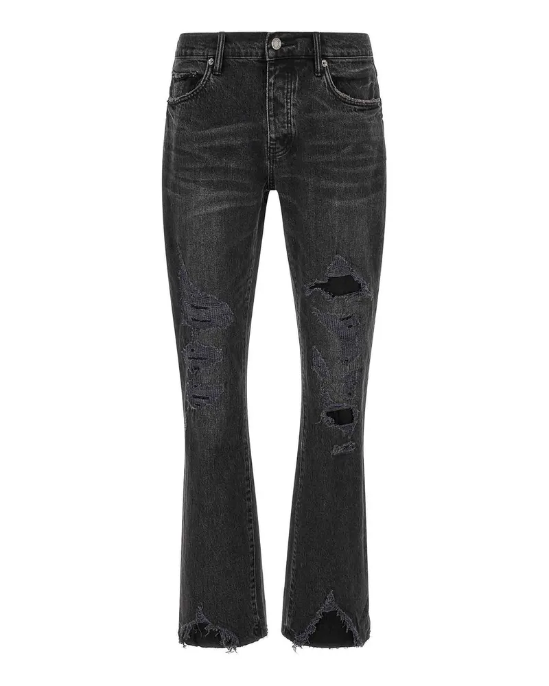PURPLE BRAND Schlagjeans - Schwarz Schwarz