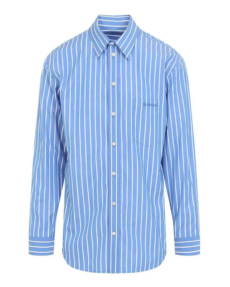 Balenciaga Hemd - Hellblau Hellblau