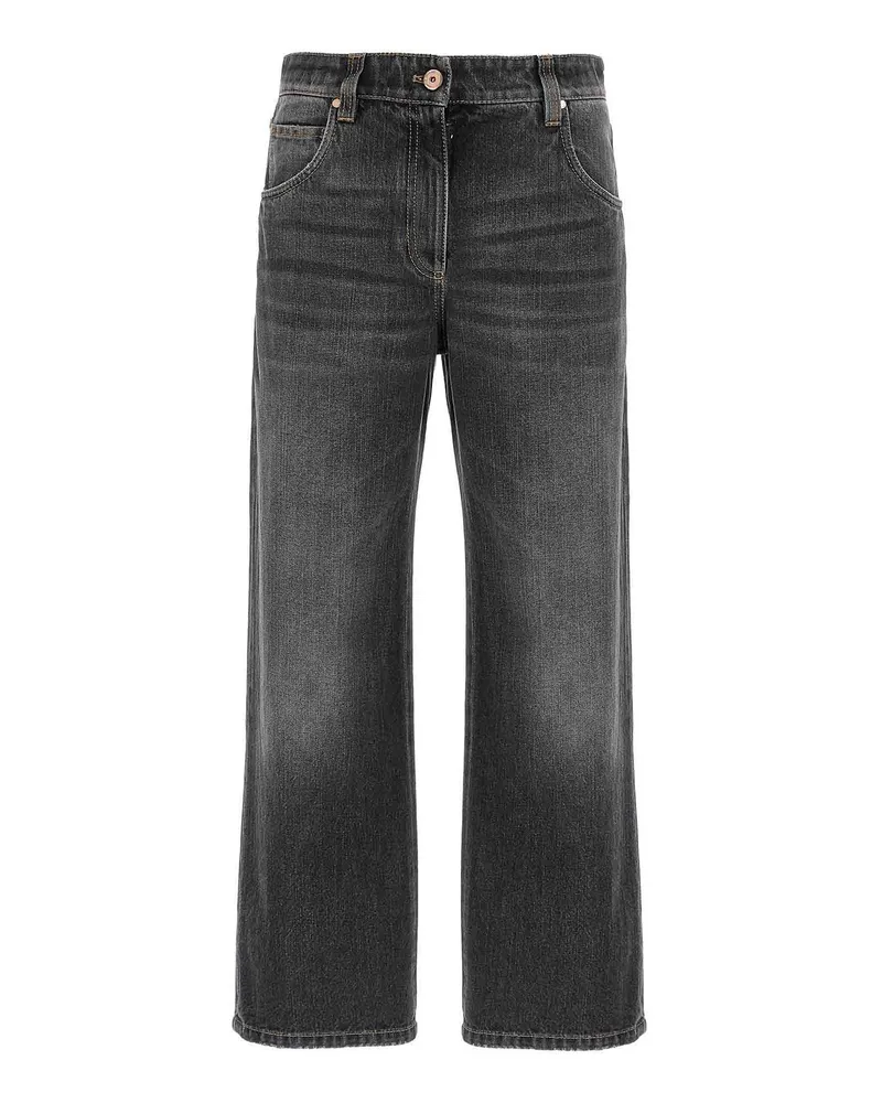 Brunello Cucinelli Bootcut Jeans - Grau Grau