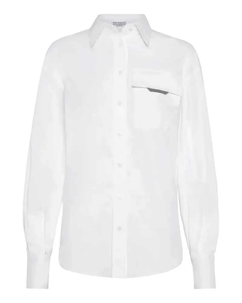Brunello Cucinelli Hemd - Weiß Weiß