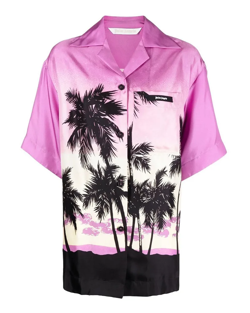Palm Angels Hemd - Lila Lila