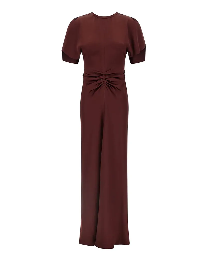 Victoria Beckham Kurzes Kleid - Dunkelrot Dunkelrot
