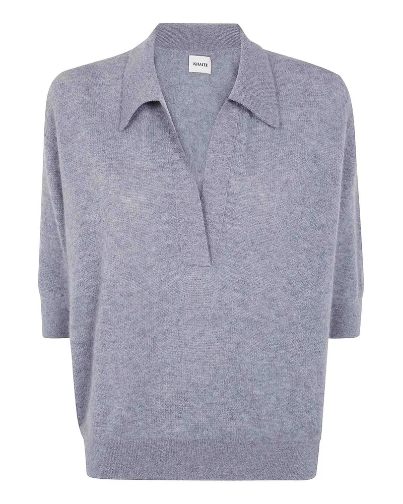 KHAITE Poloshirt - Grau Grau