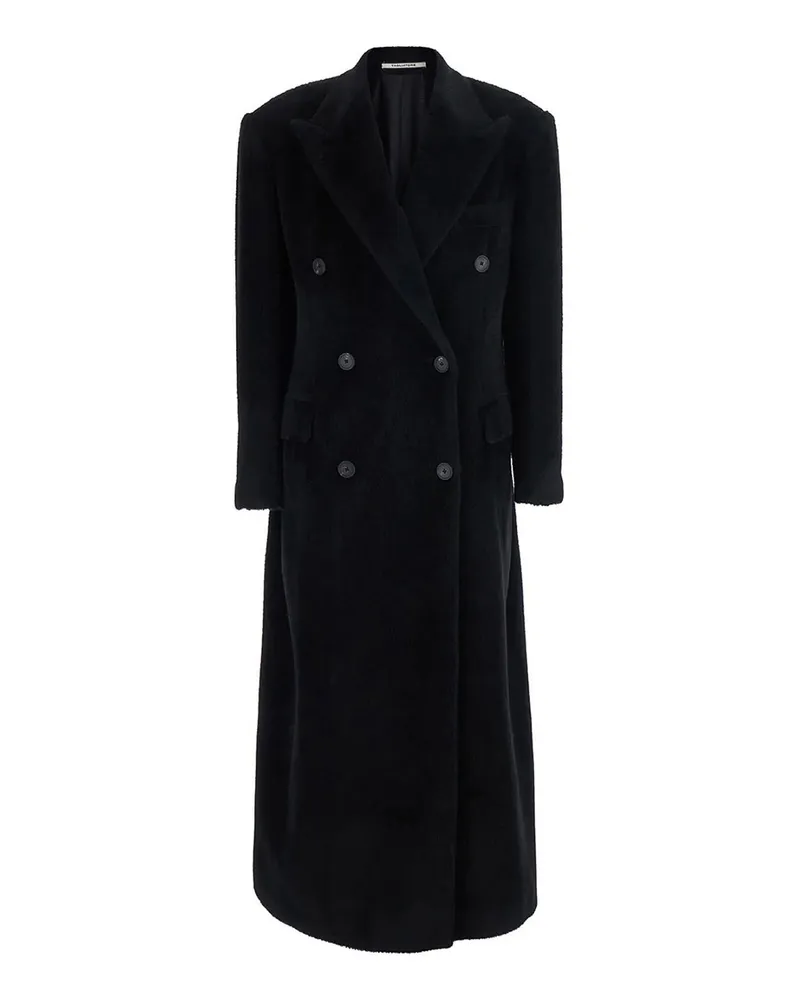 Tagliatore Langer Mantel - Schwarz Schwarz