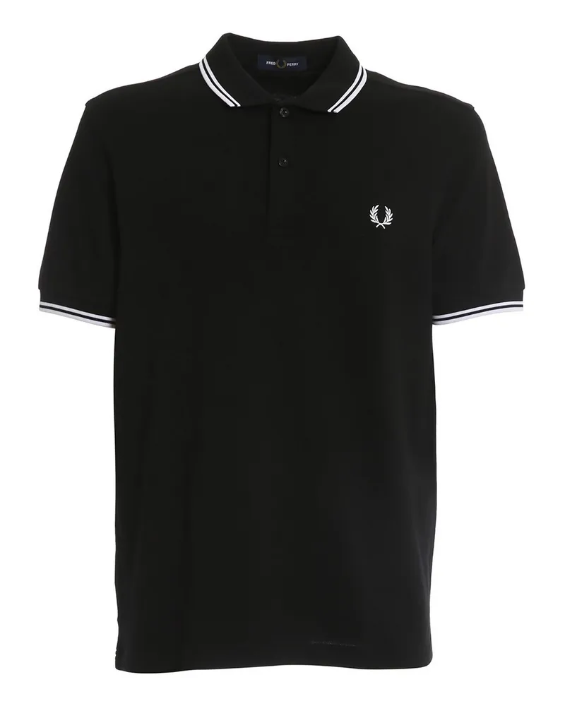 Fred Perry Poloshirt - Schwarz