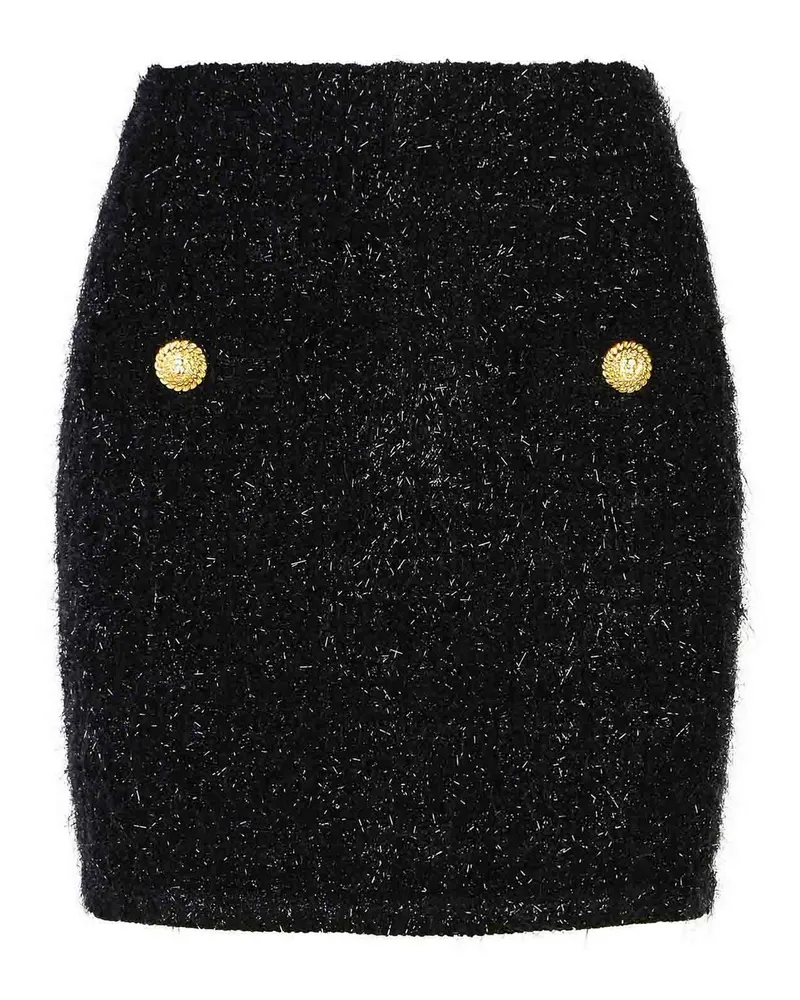 Balmain Minirock - Schwarz Schwarz