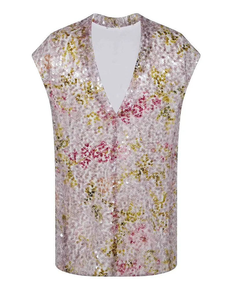 Alberta Ferretti Rollkragenpullover - Bunt Bunt