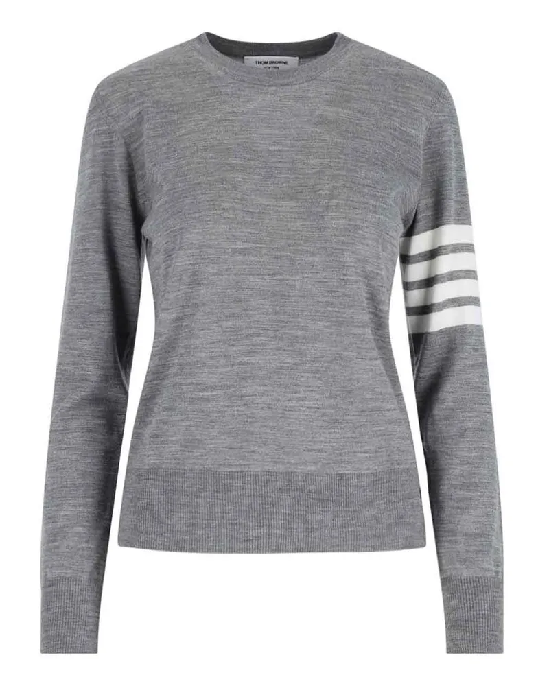 Thom Browne U-Boot-Pullover - Grau Grau