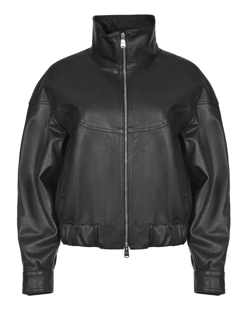 Dondup Lederjacke - Schwarz Schwarz