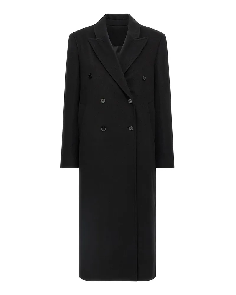 Loulou Studio Kurzer Mantel - Schwarz Schwarz