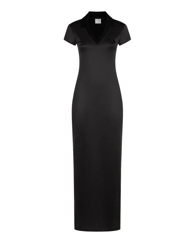 Courrèges Abendkleid - Schwarz Schwarz