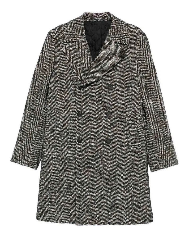 Tagliatore Knielanger Mantel - Schwarz Schwarz