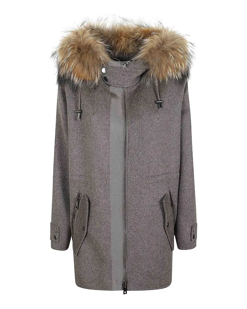 P.A.R.O.S.H. P. A.R. O.S. H. Parka - Braun Braun