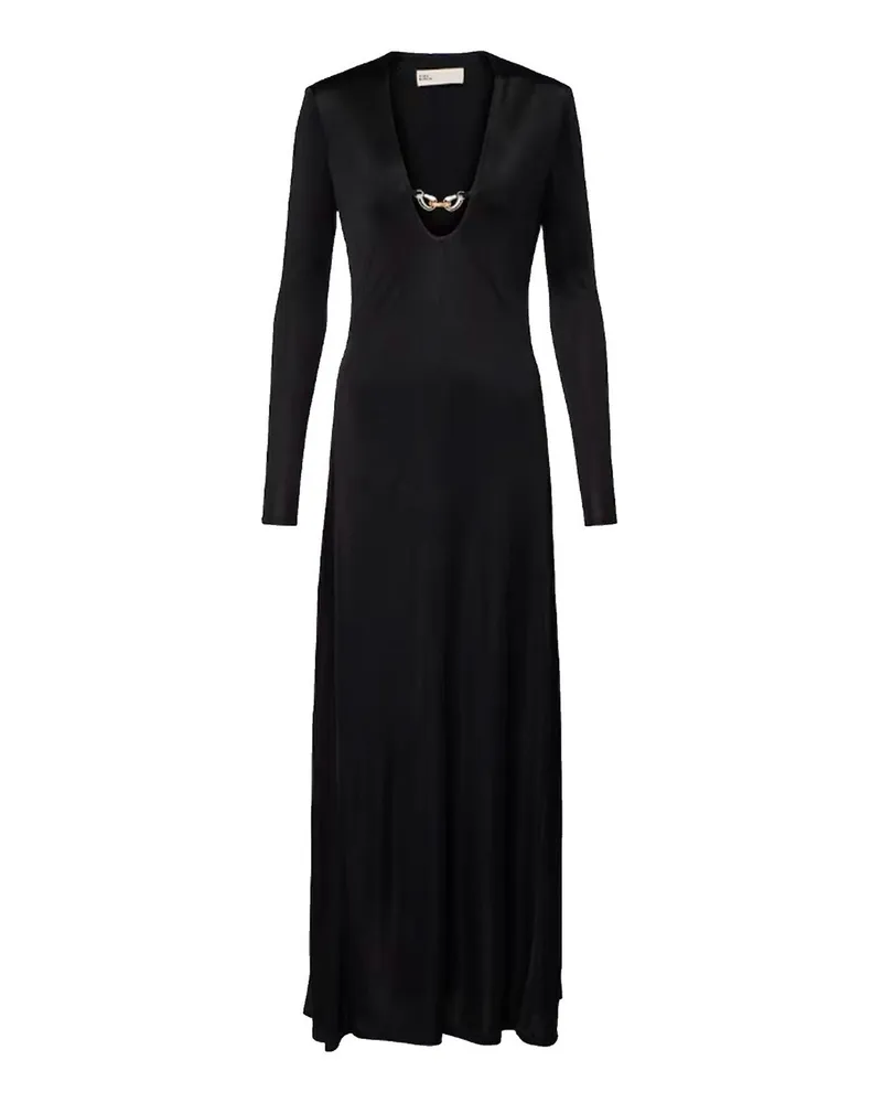 Tory Burch Knielanges Kleid - Schwarz Schwarz