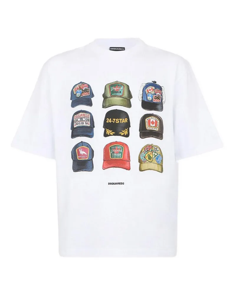 Dsquared2 T-Shirt - Weiß Weiß
