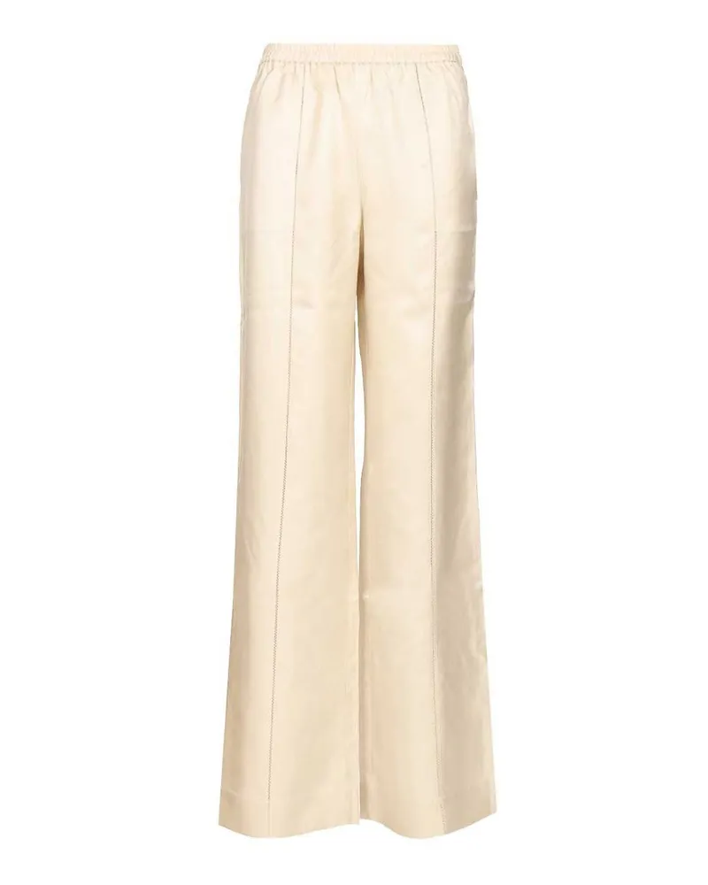 Loulou Studio Casual Hose - Weiß Weiß