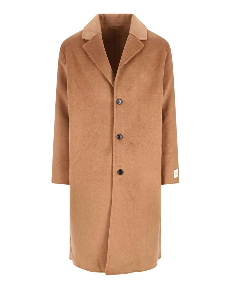 Calvin Klein Knielanger Mantel - Braun Braun