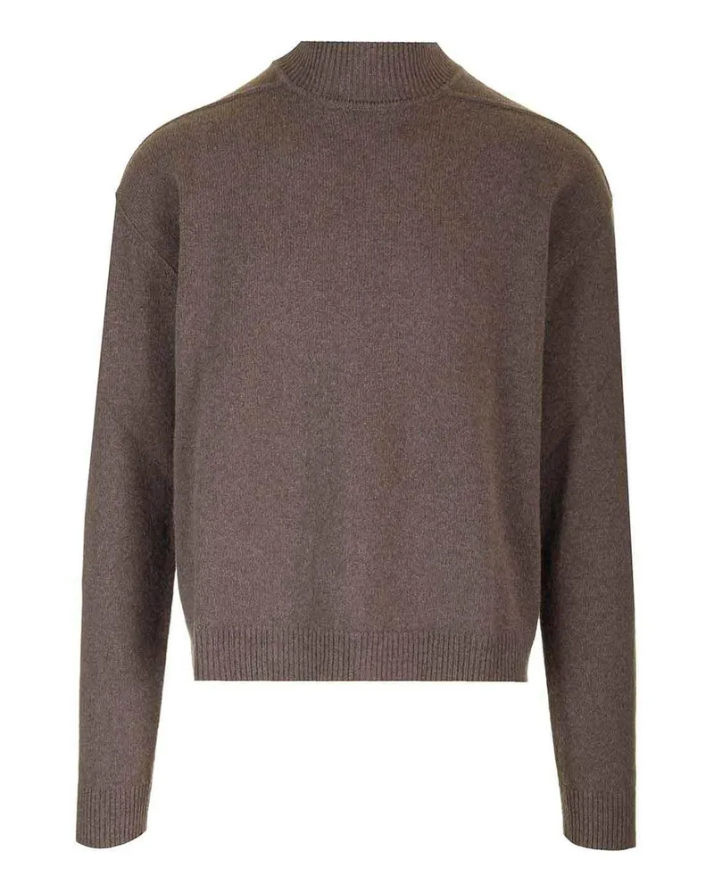 Rick Owens Rundhalspullover - Beige Beige