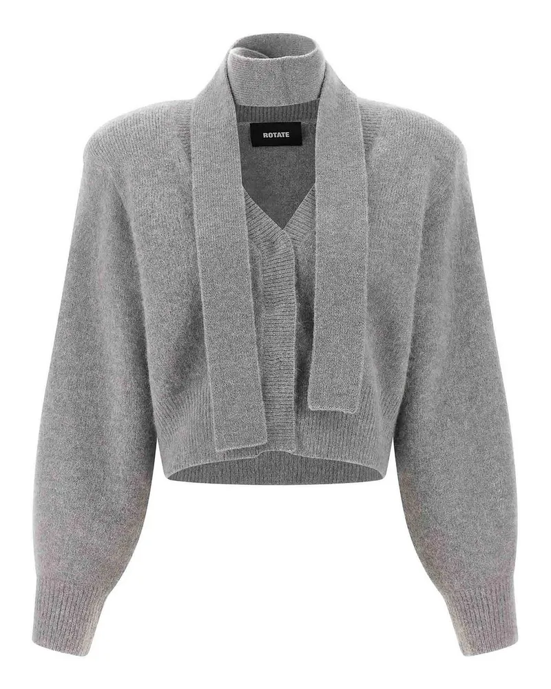 ROTATE Birger Christensen Cardigan - Grau Grau