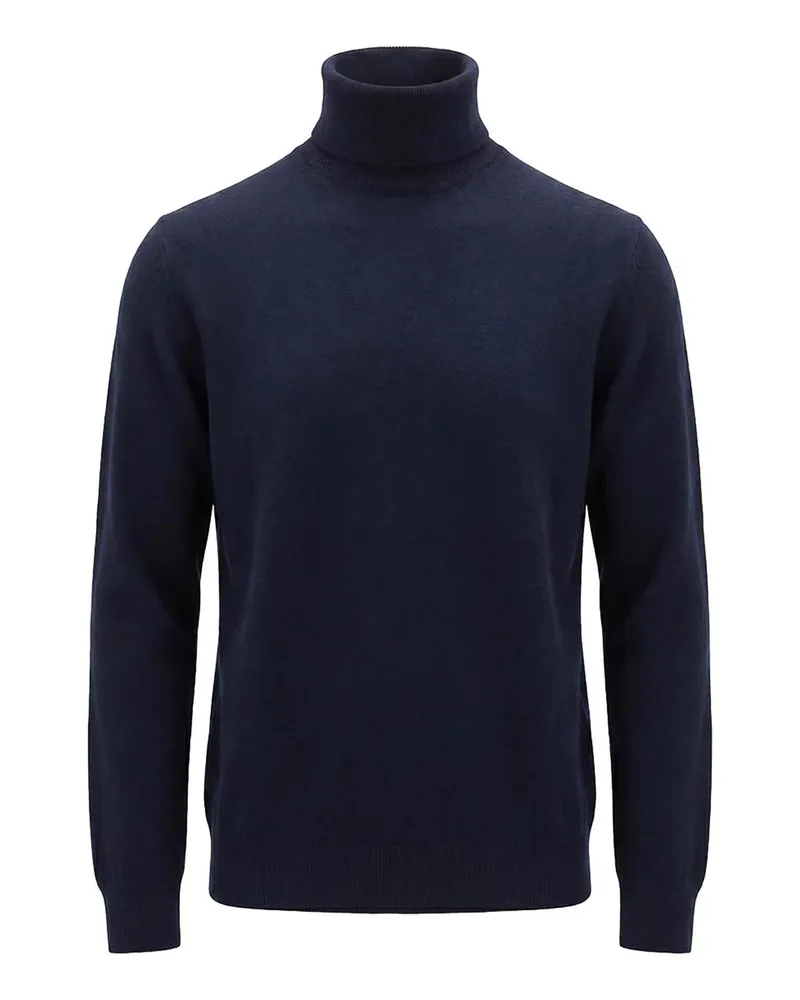 Drumohr  Rollkragenpullover - Dunkelblau Dunkelblau