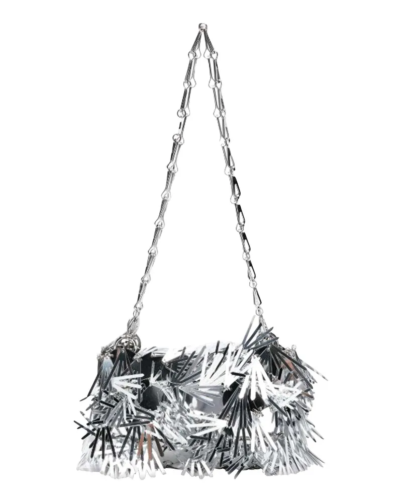 Paco Rabanne Schultertasche - Silber Silber