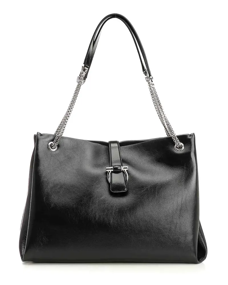 Ferragamo Shopper - Schwarz Schwarz
