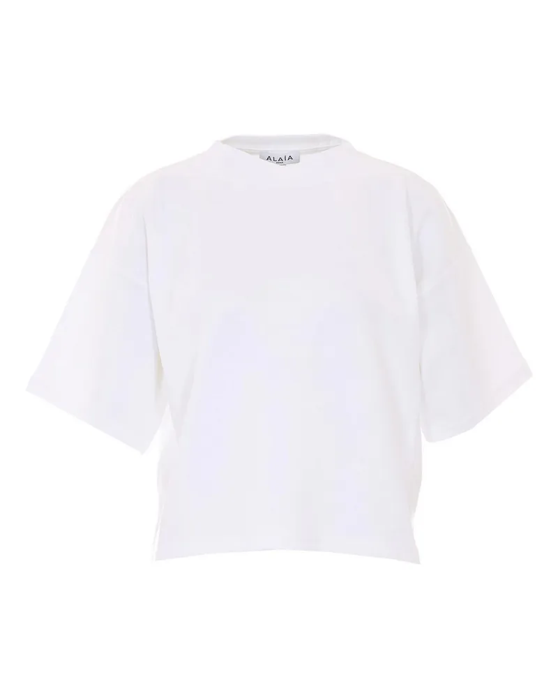 Alaïa T-Shirt - Weiß Weiß
