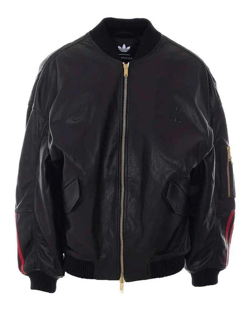adidas Bomberjacke - Schwarz Schwarz