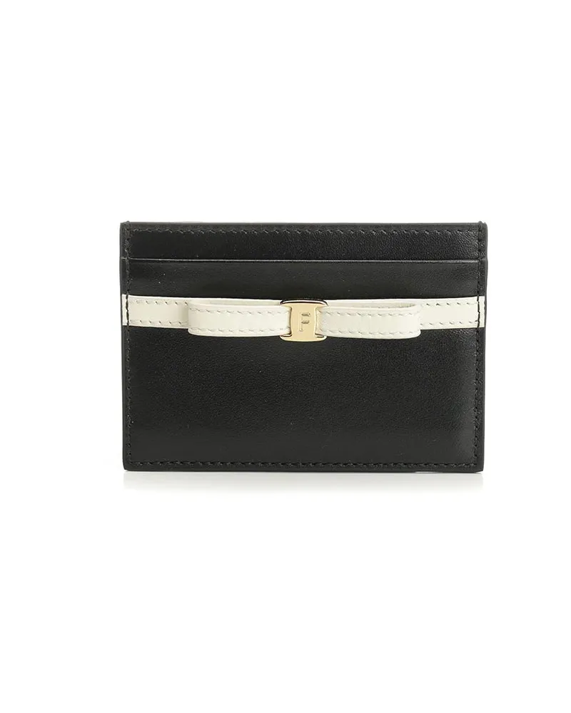 Ferragamo Portemonnaie - Schwarz Schwarz