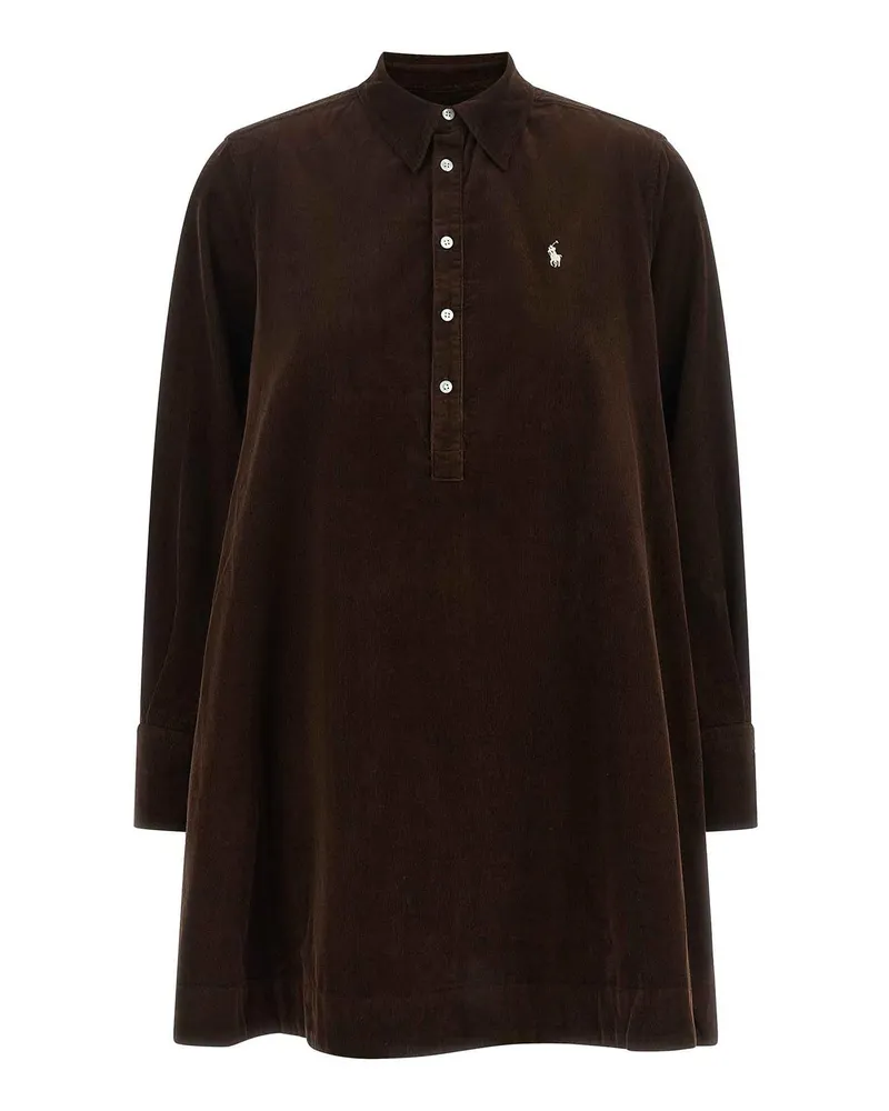 Ralph Lauren Knielanges Kleid - Braun Braun