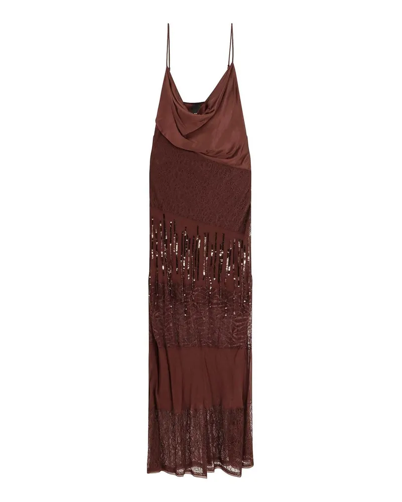 Pinko Knielanges Kleid - Braun Braun