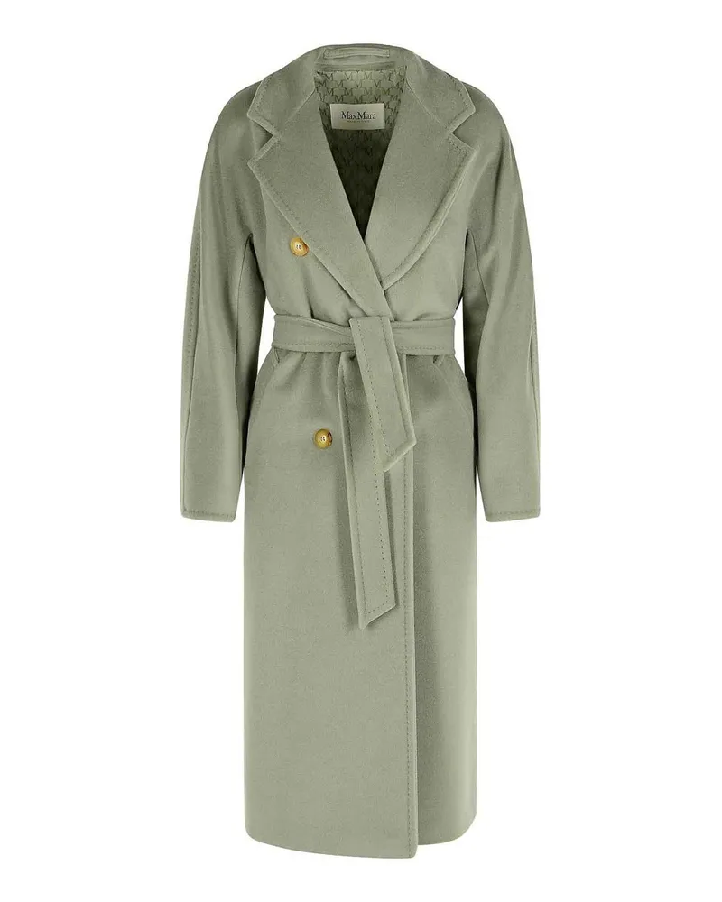 Max Mara Kurzer Mantel - Grün Grün
