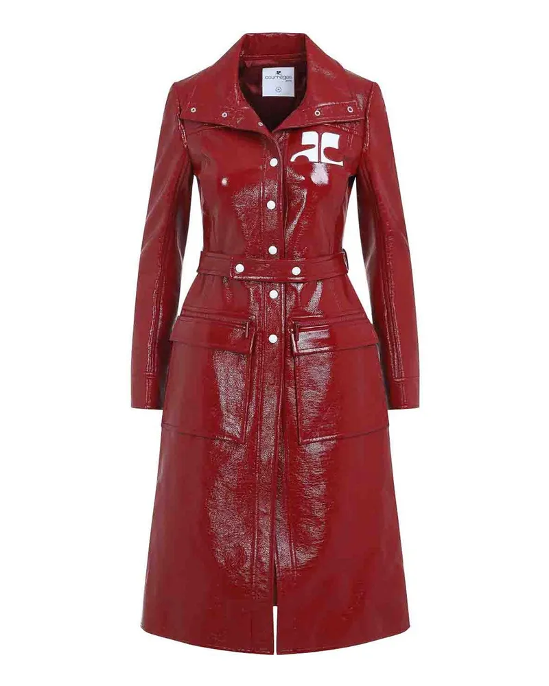 Courrèges Trenchcoat - Rot Rot